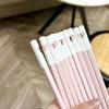 Новый стиль, упаковка из 10 пар, розовые, девичьи, тематика сердечек, палочки для еды из сплава, многоразовые пластиковые палочки для еды пищевого качества, посуда для дома и вечеринок