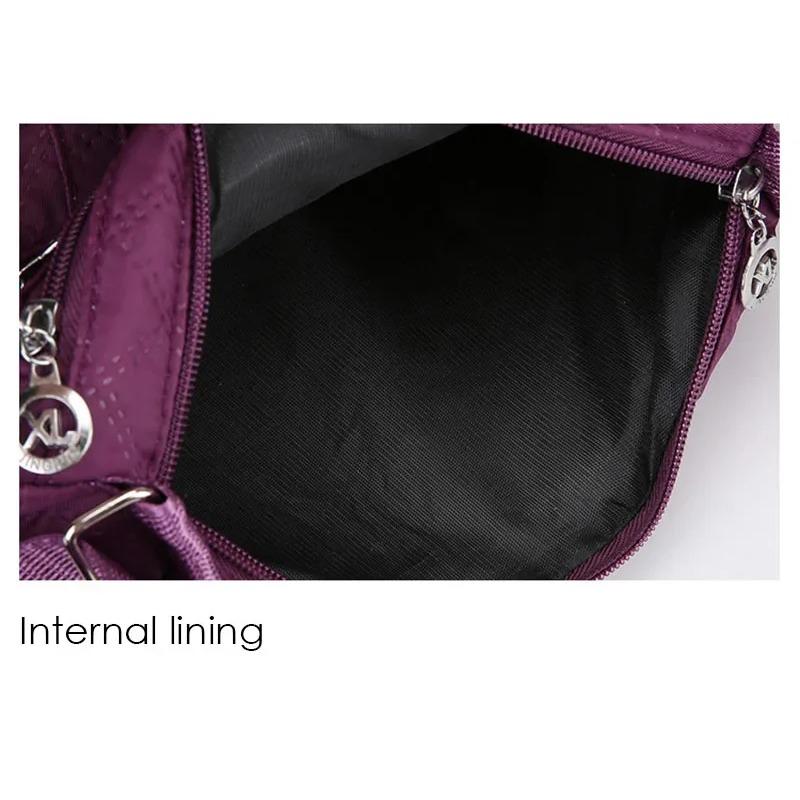 Женская сумка кроссбоди большой вместимости, водонепроницаемая, износостойкая, с несколькими карманами для поездок на работу и активного отдыха.