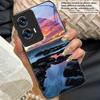 Пейзаж с закатом на побережье Для Motorola Moto Edge 20 Lite 30 Pro 40 Neo 50 Ultra X30 Pro G14 G22 G24 G75 G84 G85 Стеклянный чехол для телефона