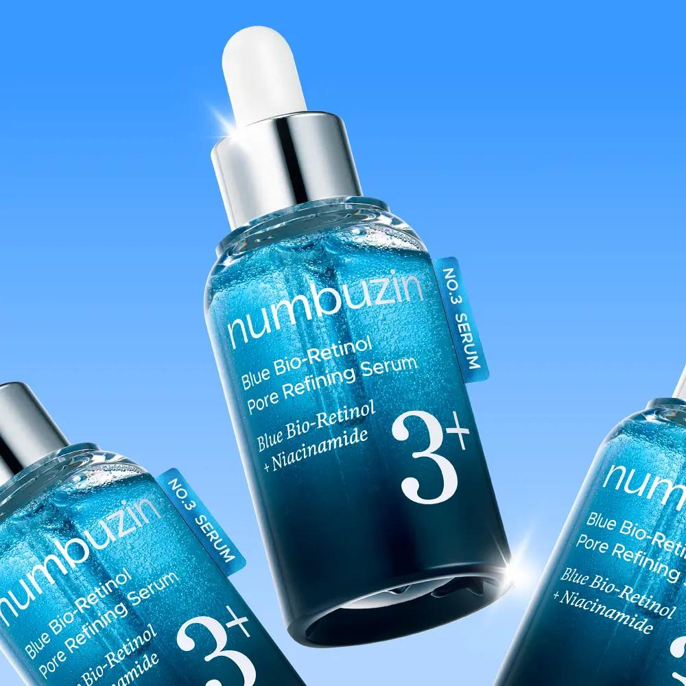 NUMBUZIN Сыворотка №3 Blue Bio-Retinol для сужения пор 30 мл, корейская