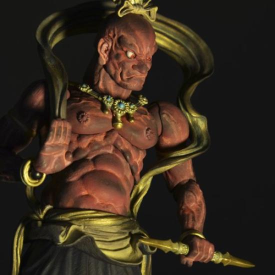 Revoltech Takeya 017 Kongo Rikishi Unshape окрашенная фигурка без масштаба ABS&PVC