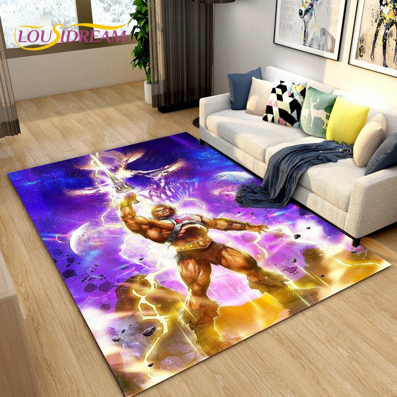 He Man and the Masters of the Universe Area Rug,Carpet Rug for Living Room Bedroom Sofa Doormat Decoration,Non-slip Floor Mat