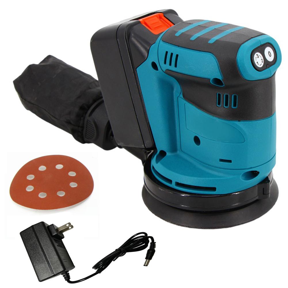 Электрическая полировальная машинка диаметром 125 мм поставляется с мешком для пыли