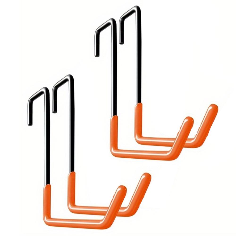 4Pcs Heavy Duty Rafter Hangers Hooks Wall Mounted Garage Ladder Storage Hooks  Garden