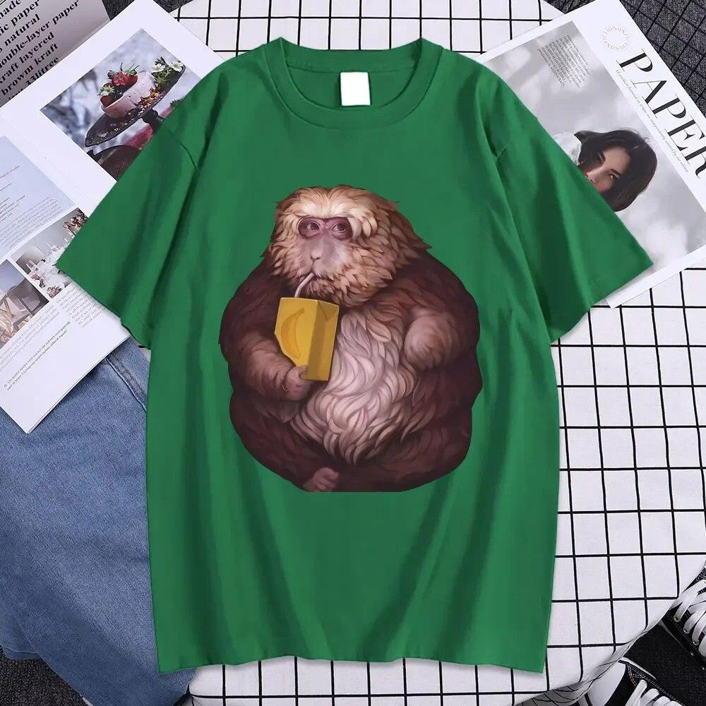 Забавная футболка с графическим принтом Zoon XingXing Monkey, летние хлопковые футболки с короткими рукавами, одежда унисекс с круглым вырезом, крутая футболка большого размера