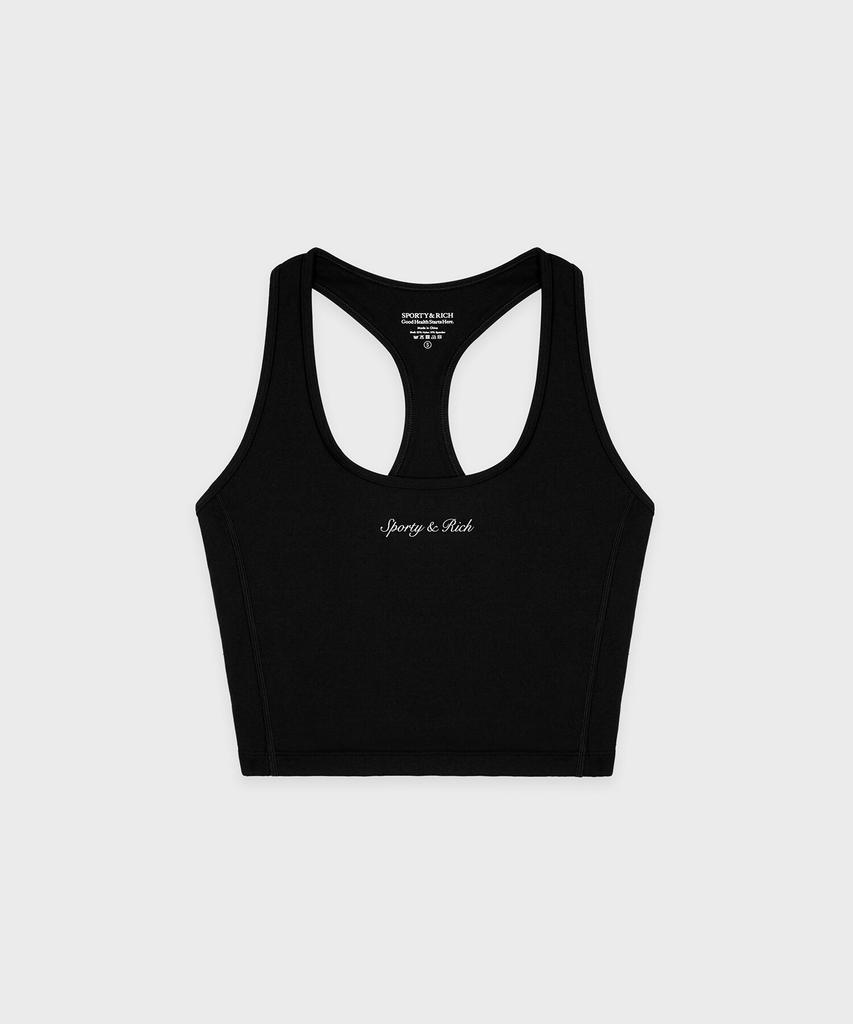 SPORTY&RICH Спортивный топ Syracuse Черный R255Awx004