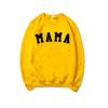 Mama Sweatshirt Mom Hoodie Mama Long Sleeve Pullovers Mom Birthday Gift Pregnancy Announcement Sweatshirts Casual Tops Hoodies