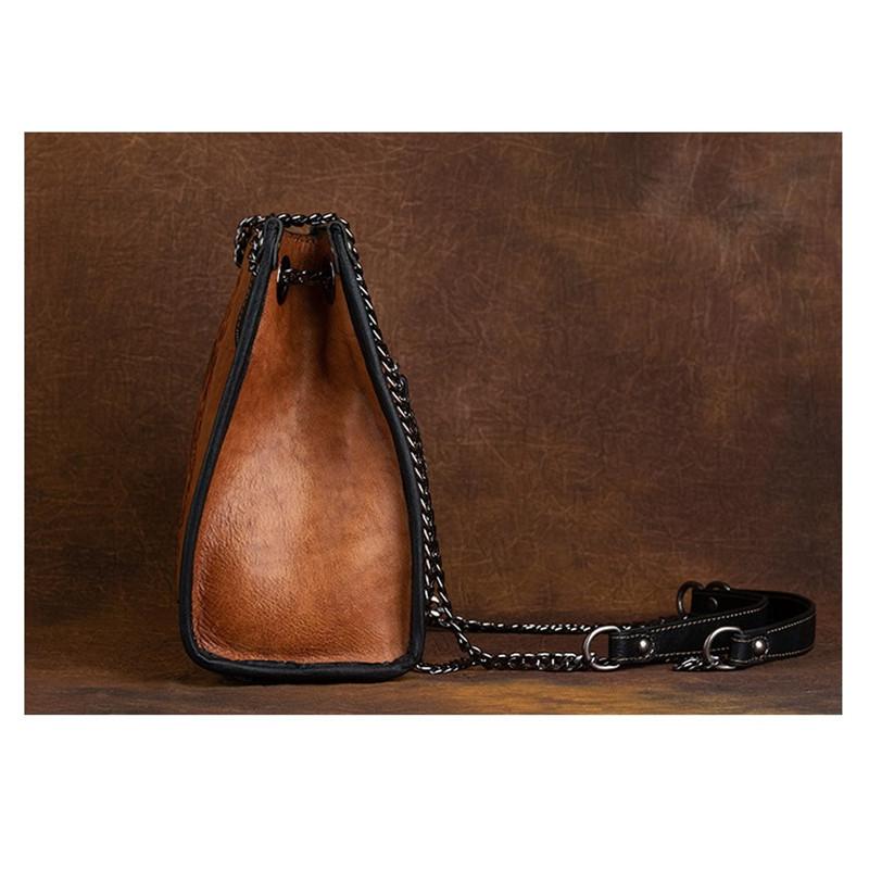 Винтажные женские сумки на плечо из тисненой натуральной кожи для женской вечерней сумки через плечо GZW