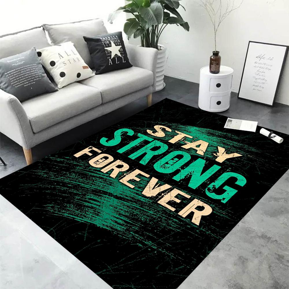 NO FEAR Carpet Bathroom Mat INS Style Soft Bedroom Floor House Laundry Room Mat Anti-skid Welcome Doormat Gift