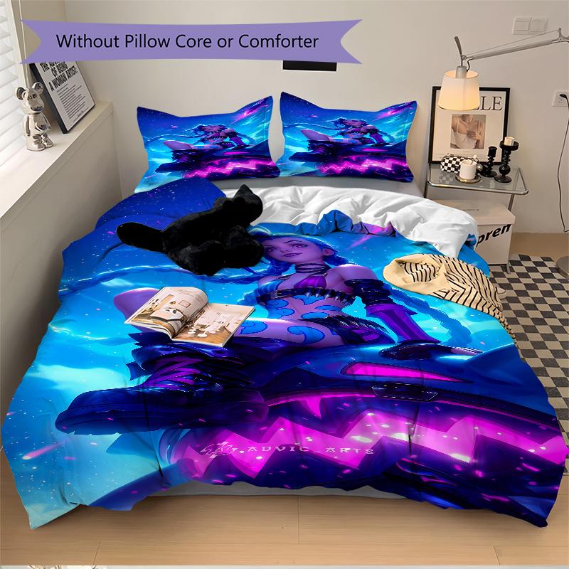 3Pcs Galactic Star Guardian Bedding Sets For All Sizes New 3D Printed Bed Cover Comforter Duvet Cover Pillowcase Bedroom Decoration