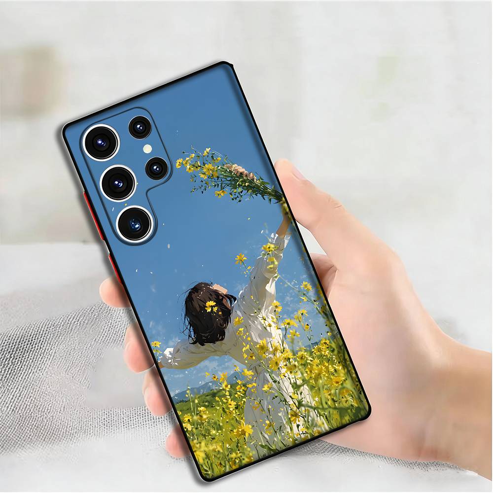 Чехол из силикона с принтом «Молодость и Жизнь» для Samsung S24 22 20 23 21 20 Ultra Plus Lite 5G