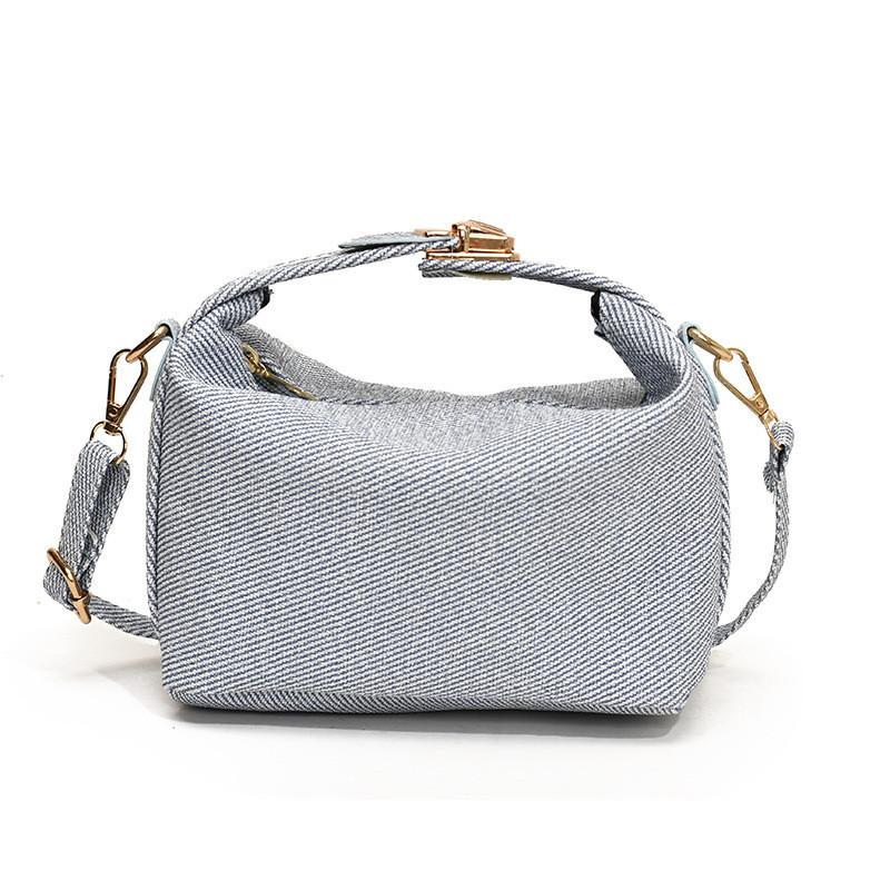 Fashionable Pu Leather Striped Tote For Women Simple Style Large Capacity Bag