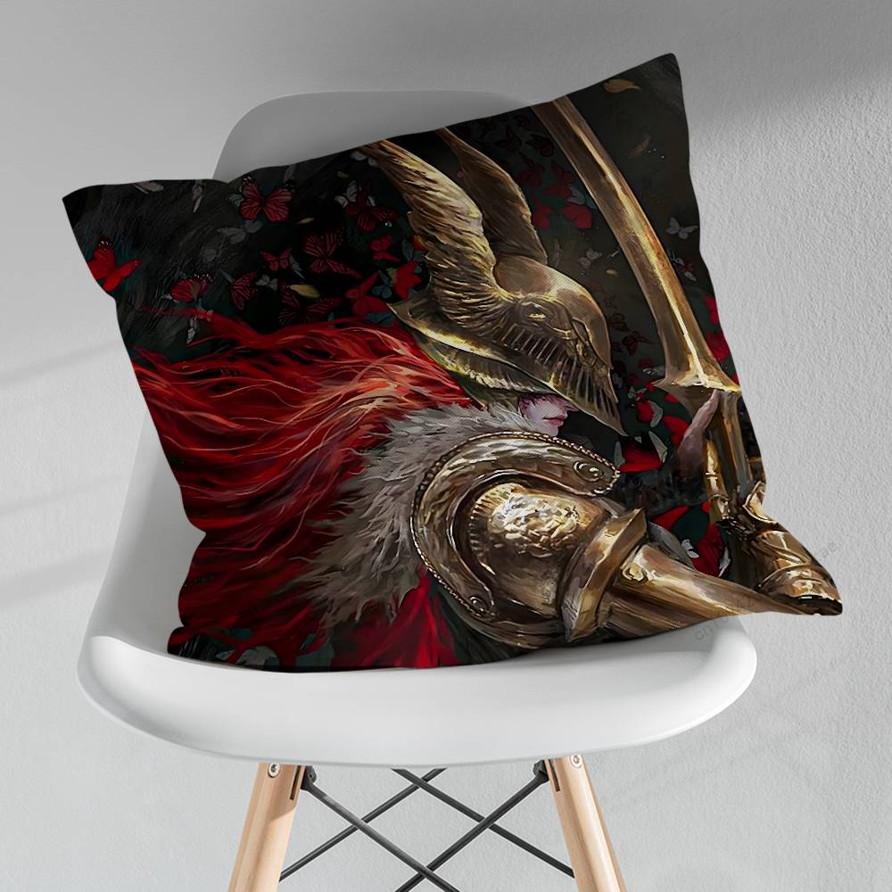 Cool DDark SSouls Game Throw Pillow Case Living Room Sofa Cushion Cover For Home Bedroom Decoration Protector