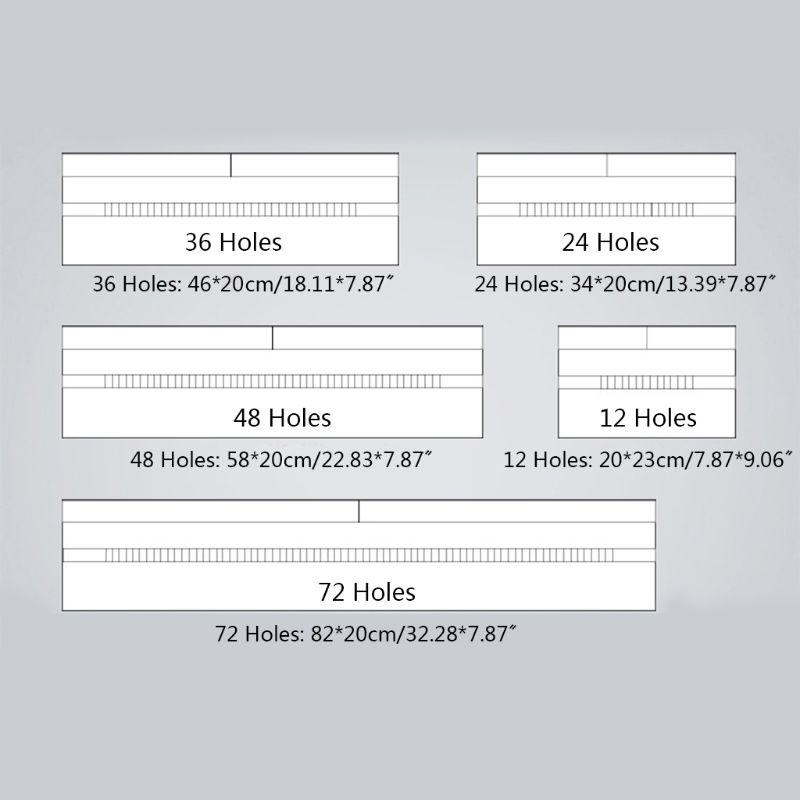 Школьный пенал-ролл для карандашей. 12/24/36/48/72 слотов