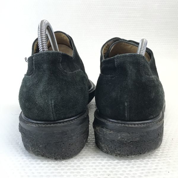 LARIO Ботинки-дезерты на крепированной подошве из замшевой кожи [Италия/7/25.5-26.0/Черный] Нарядная обувь(ИСПОЛЬЗОВАЛ)