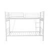 Used [White] Pipe Bed Loft Bed Dividable Single Pipe Middle Type Single Bed Top and Bottom Dividable Pipe Bed