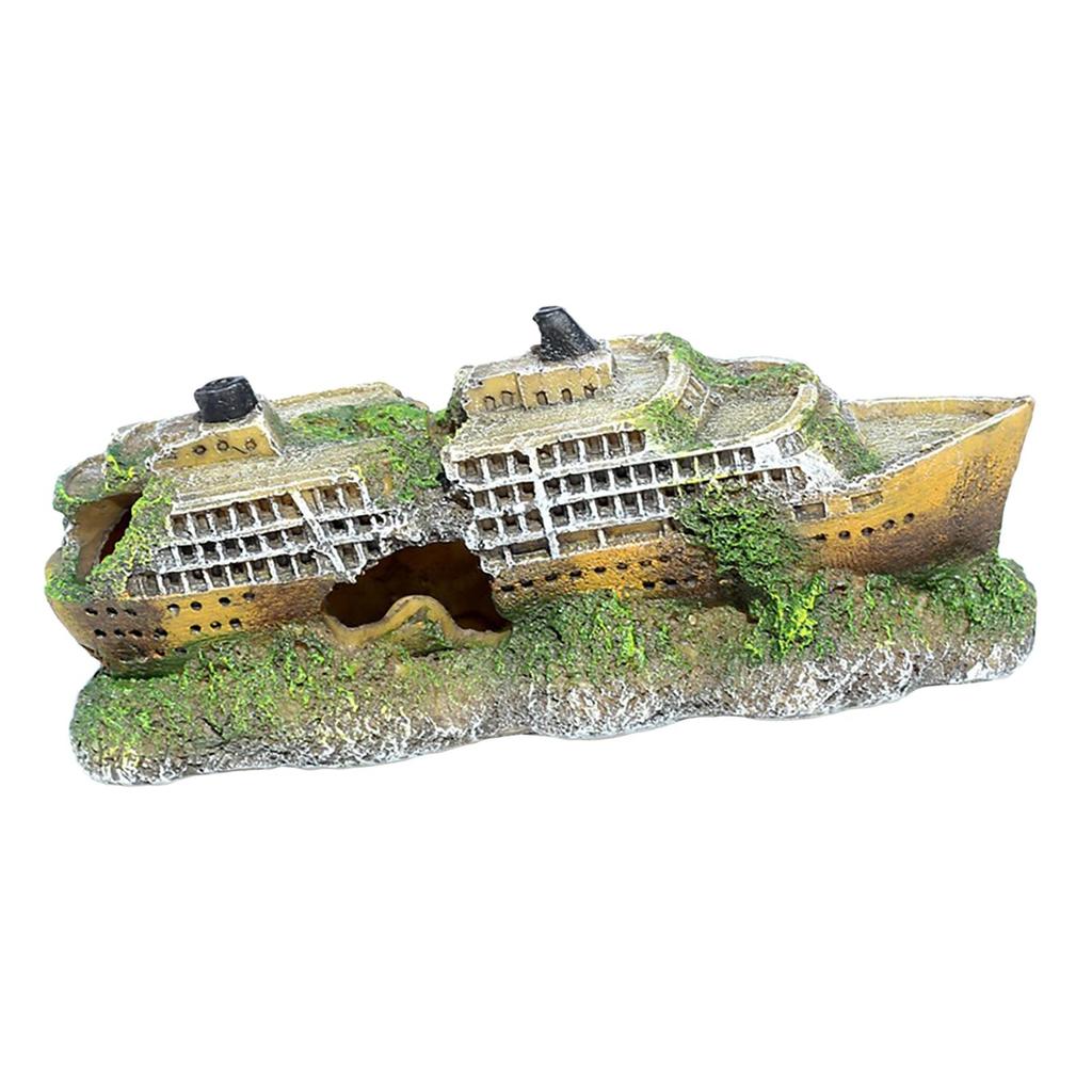 Украшения-корабли, Подарки, Изделия из смолы, Обломки корабля, 19x6x8 см