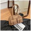 Ielgy Large-Capacity Bag Autumn Winter One-Shoulder Commuter Boston Bag
