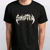 ЗЛОВЕЩАЯ новая ФУТБОЛКА Все размеры S M L XL XXL 3 4 XL цвета черный белый