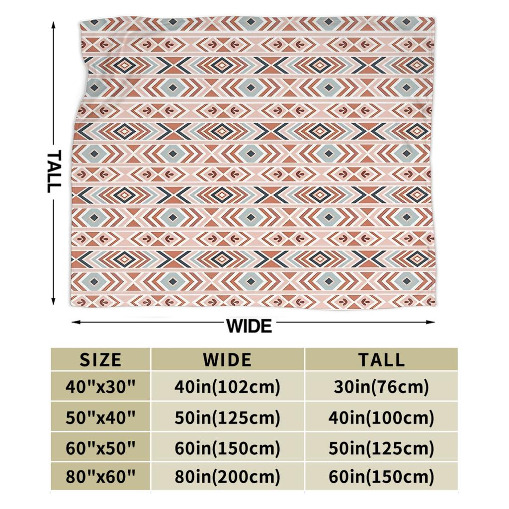 Warm Soft Blanket Children Decorative Bohemian pattern Bedding Throws Flannel Bedspread For Couch Chair Graphic Sofa Bed Cover
