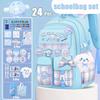 Водонепроницаемый рюкзак OVERTANG 42x29x18см Синий Школьный рюкзак для девочек Большой вместимости Студенческий рюкзак Водостойкий Дорожный рюкзак