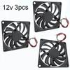 8 см 8010 DC 5 В 12 В 24 В охлаждающий вентилятор бесщеточный для деталей 3D-принтера Reprap DC кулер 80x80x10 мм пластиковый вентилятор 2pin