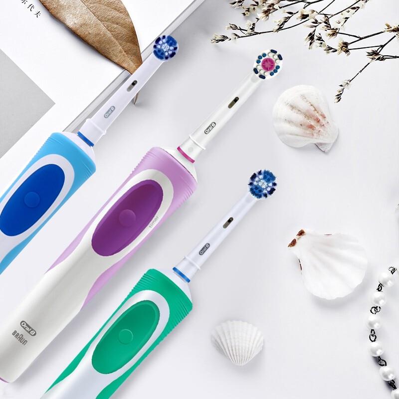 Перезаряжаемая электрическая зубная щетка Oral B, гигиена полости рта, чистые зубные щетки Precian, вращающаяся 3D белая щетка для отбеливания зубов