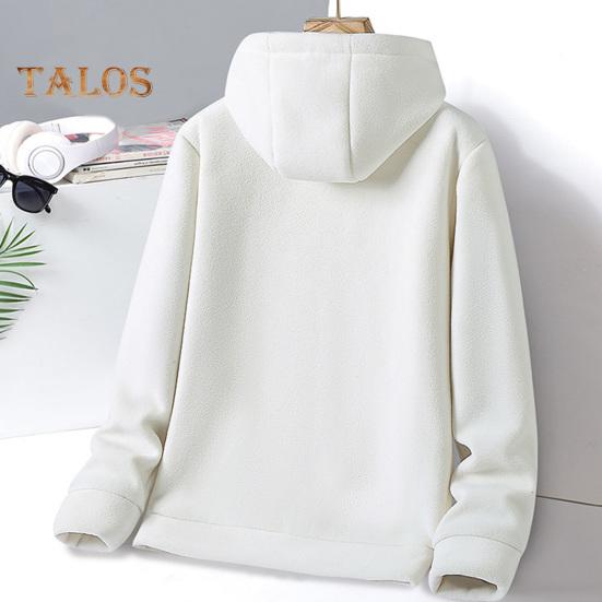 Мужское осенне-зимнее пальто с капюшоном, застежкой-молнией, длинными рукавами, завязками на шнурке, свободный толстый теплый однотонный кардиган, повседневная куртка с капюшоном