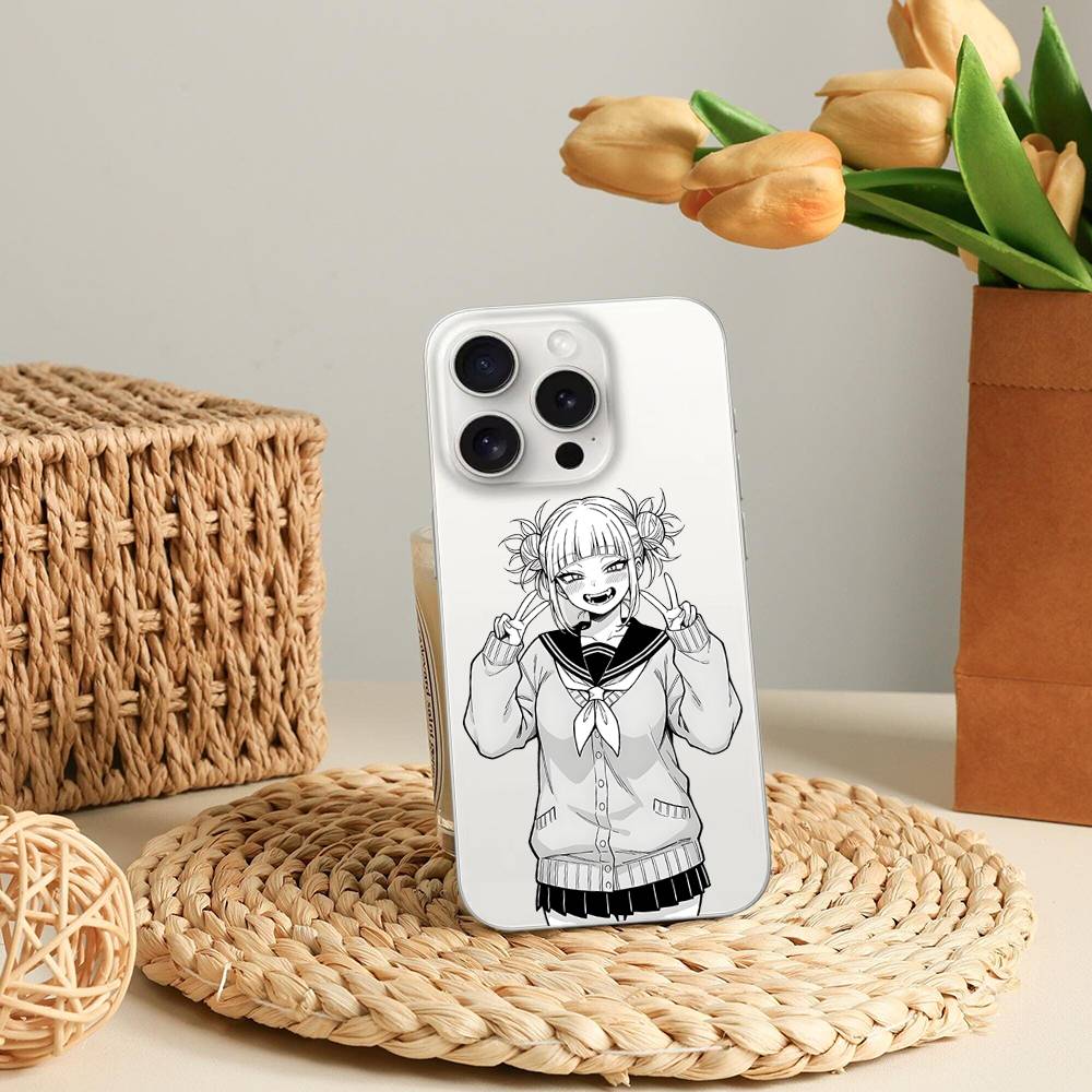 Чехол для телефона H-Himiko T-Toga Для IPhone 17 16 15 12 11 Pro Max 14 Plus 13 Mini Прозрачный Чехол Мягкий Funda