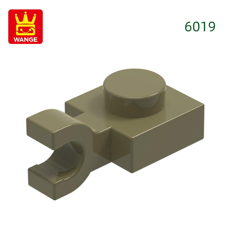 Нетоксичный 454 шт./Лот 6019 Односторонний продольный зажим Строительный блок Аксессуары Moc Совместимый с Кирпичами Детская игрушка Подарок