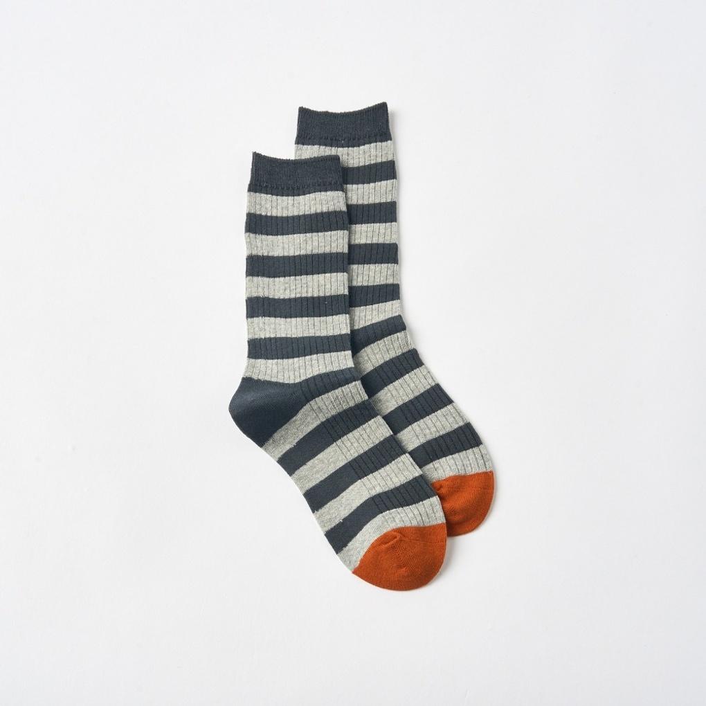 It's Socks Basic Striped Socks Gray_FS0825017
