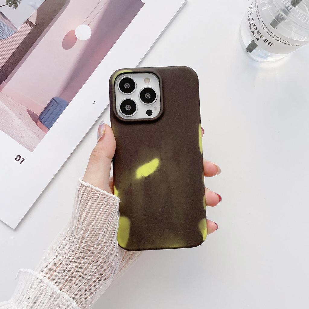 Применимо к Apple 16PROmax чехол для мобильного телефона с тепловым датчиком iPhone15/13Pro термочувствительный меняющий цвет жесткий чехол