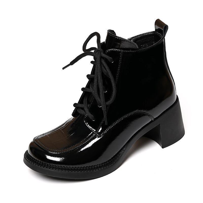 Retro Martin boots women's new autumn and winter trend handsome and versatile small man thick-soled British style short boots women