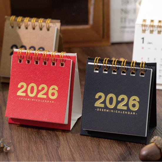 Мини настольный календарь 2026 Настольный перекидной маленький настольный календарь Янв. 2026 по дек. 2026 12