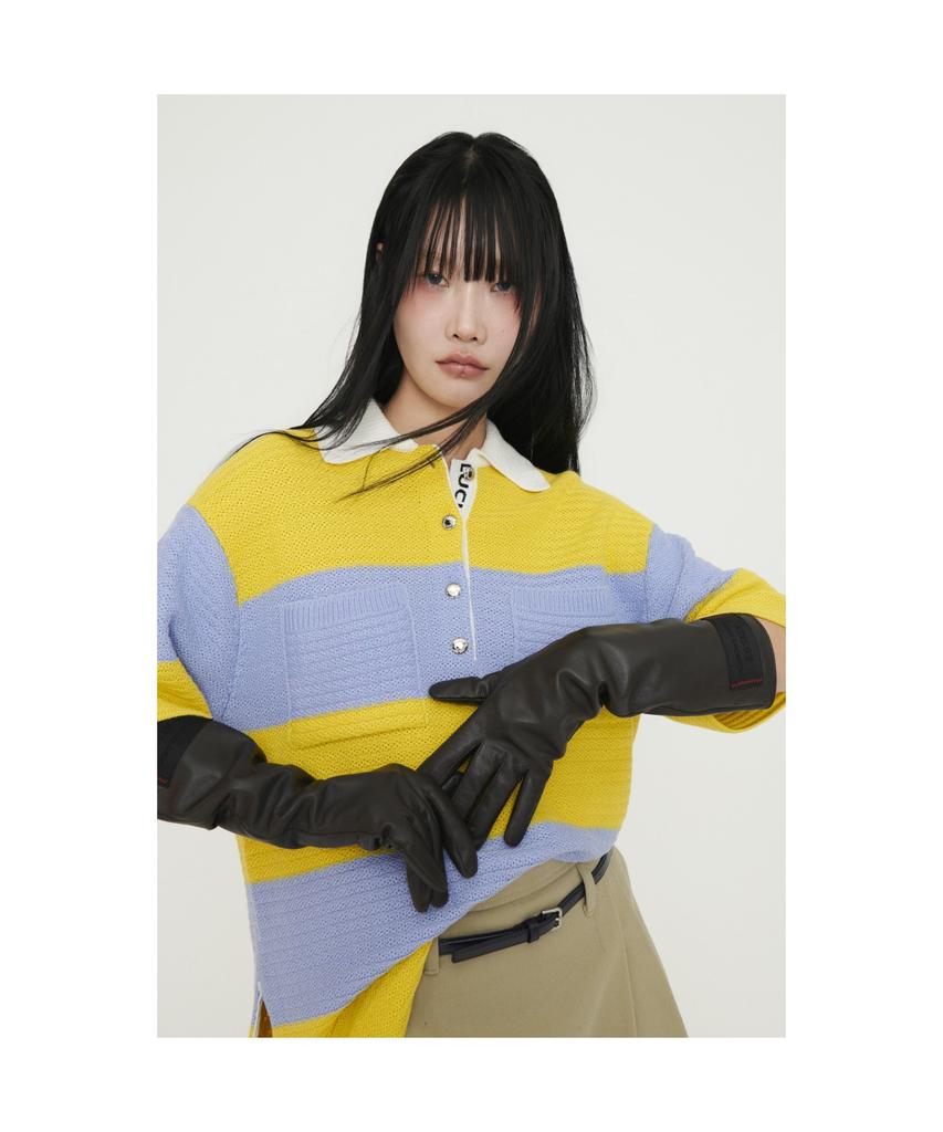 LUCKY CHOUETTE Stripe Terry Knit Pullover (Yellow)_Lfwam25230Yex