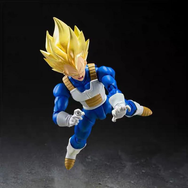 S.H.Figuarts Dragon Sphere Z Супер Сайян Веджета DBZ Фигурка Действия Миниатюрные Игрушки Предмет Декора Комнаты Подарок