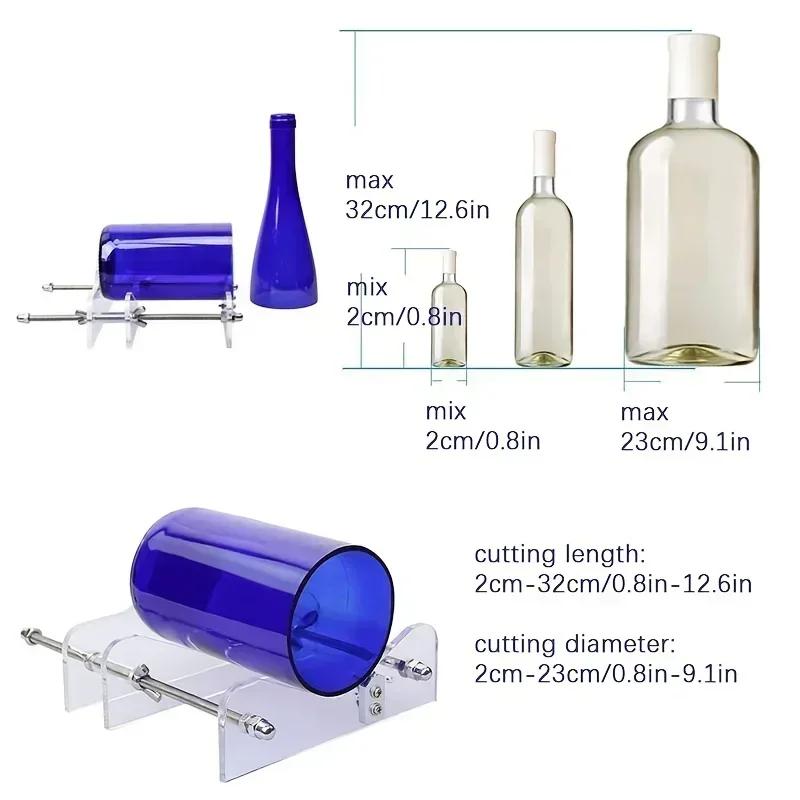 Glass Cutter Professional for Bottle Cutting Glass Bottle-Cutter DIY Cut Tool Machine Wine Beer Glass Craft Recycle Cutter Tool