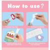 Ballpoint Pen Painting Handmade Set Beads Pen Rainbow Bow Handmade Beads Pen  Children DIY