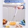 Small Handheld Mixer 3 Speed Mode Wireless Operation Foldable Storage Double Stainless Steel Whisks Attachments