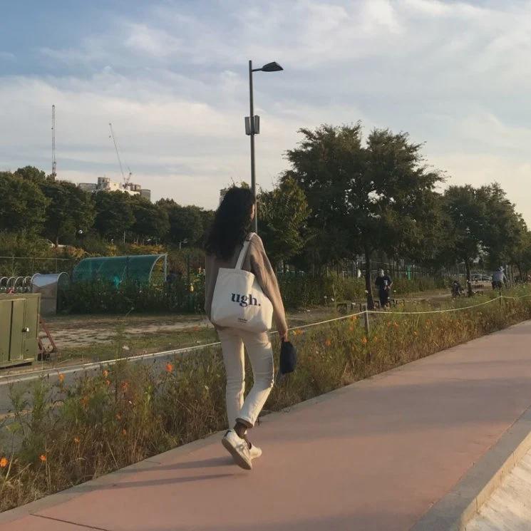 Корейская ретро-холщовая сумка для покупок большой вместимости