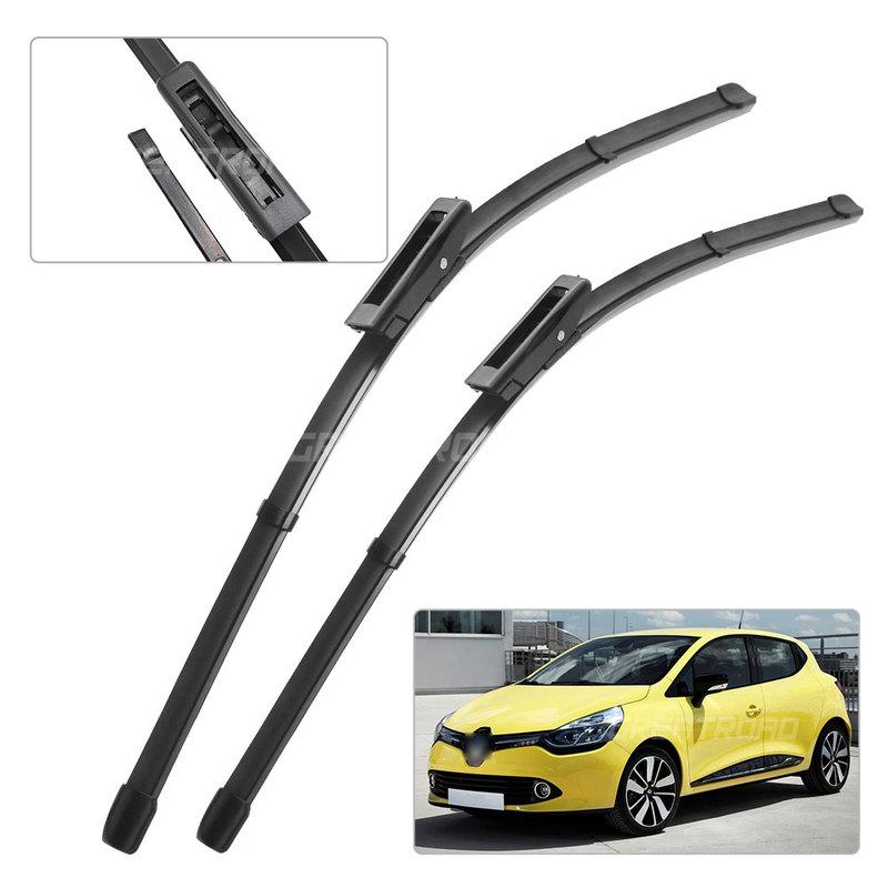 Для Renault Clio 4 2012-2018 2013 2014 2015 2016 2017 Дворники Передние Щетки Дворников Стеклоочиститель Лобового Стекла Щетка для Окна 26"+14"""