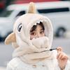 2026 Новый чехол на шлем для катания на лыжах в виде акулы Мультяшный Зимний Теплый Удобный Мягкий Флисовый Нагреватель для Головы и Шеи Лыжный Зимний Теплый Чехол на Шлем Шапка