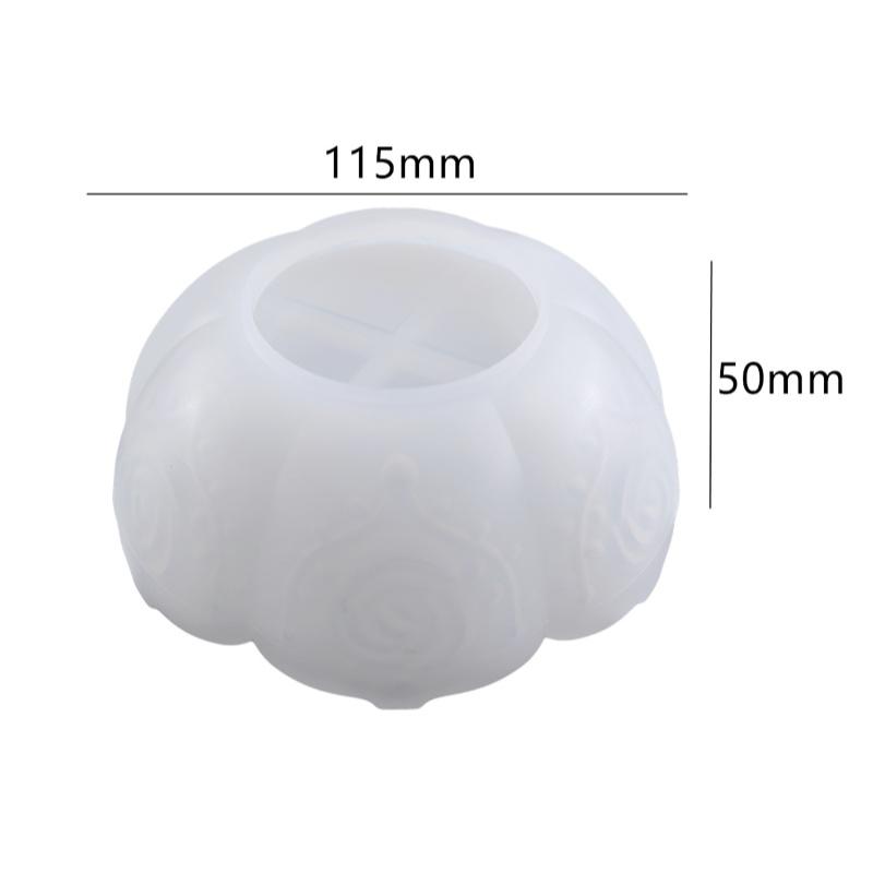 Diy Кристалл Капля Клей Эпоксидная Смола Роза Лотос Чаша Для Хранения Зеркало Силиконовая Форма