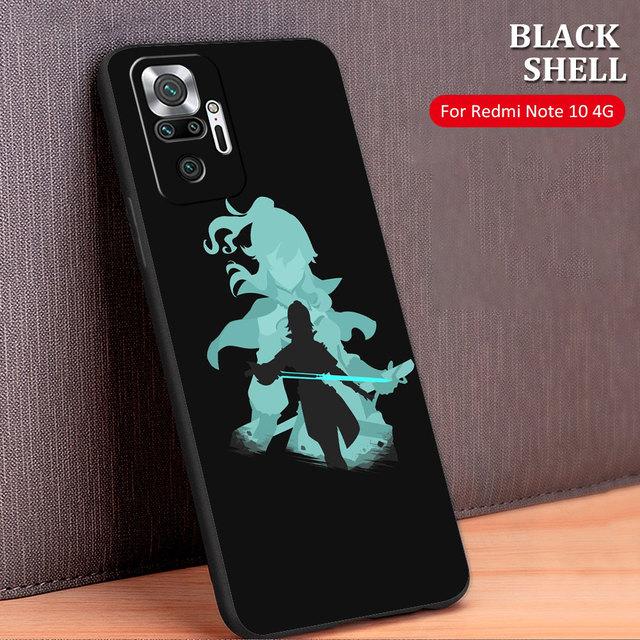 Чехол Celular Genshin Impact Аниме Капа для Xiaomi Redmi Note 10 Pro 9s 9c 8 9a K40 9 8t 9t 11 K40s 11t K50 11s