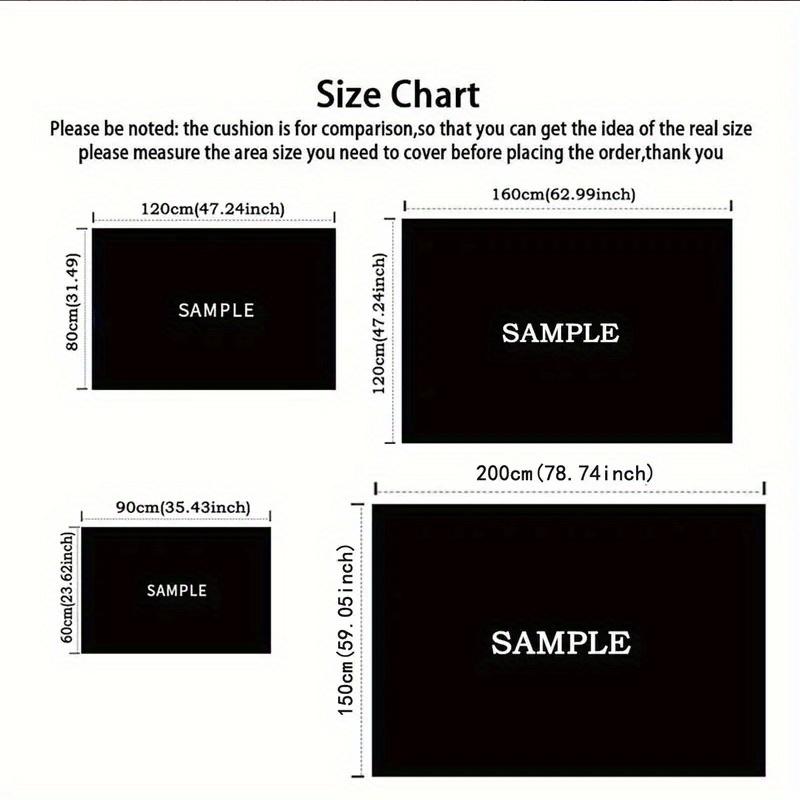 1pc Venom Pattern Area Rug Soft Flannel Floor Mat for Living Room,Office,Bedroom and Carpet,Sofa Coffee Table Floor Mat