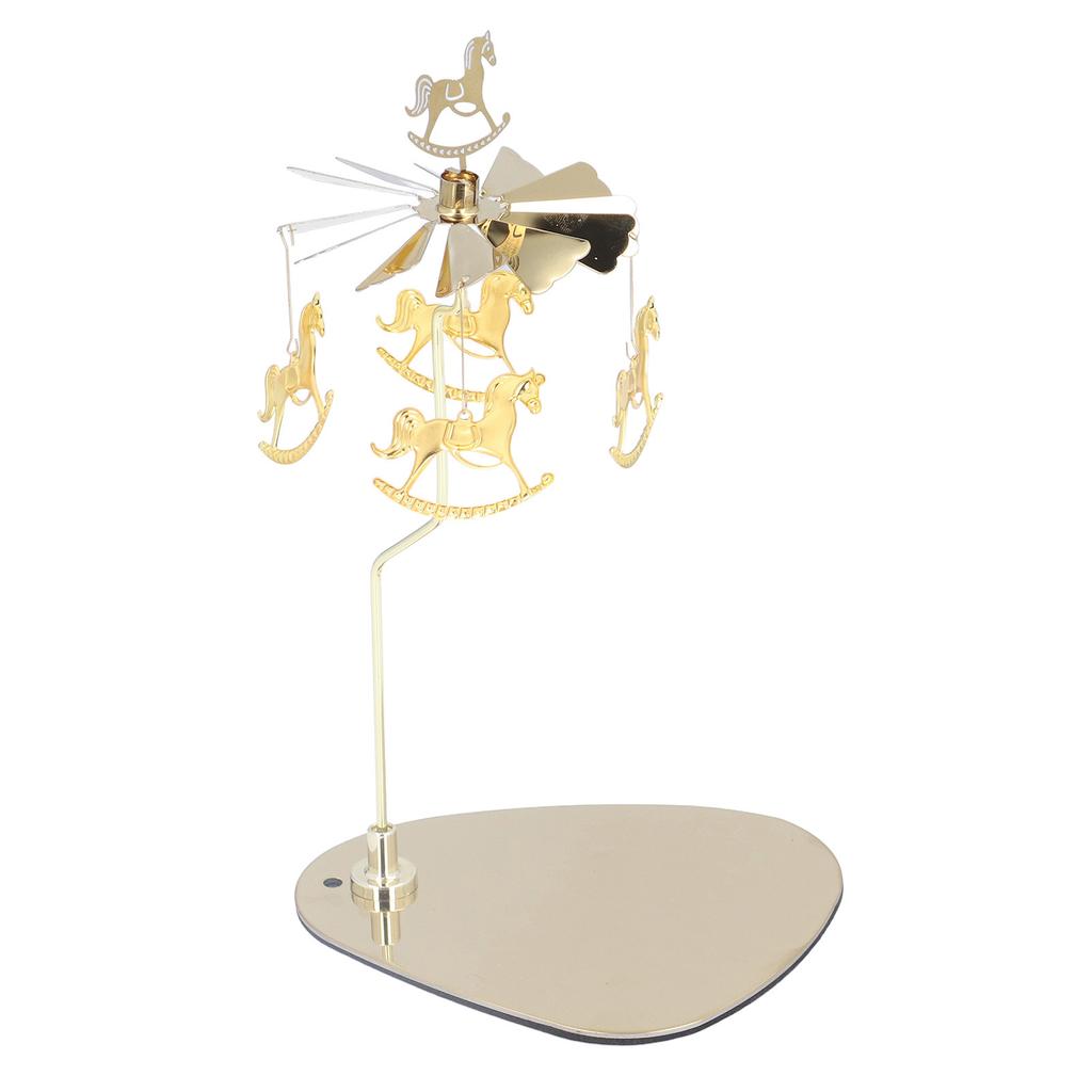 Подсвечник круглый треугольный поднос романтический европейский стиль нержавеющая сталь вращающийся ароматерапевтический подсвечник в виде колокольчика