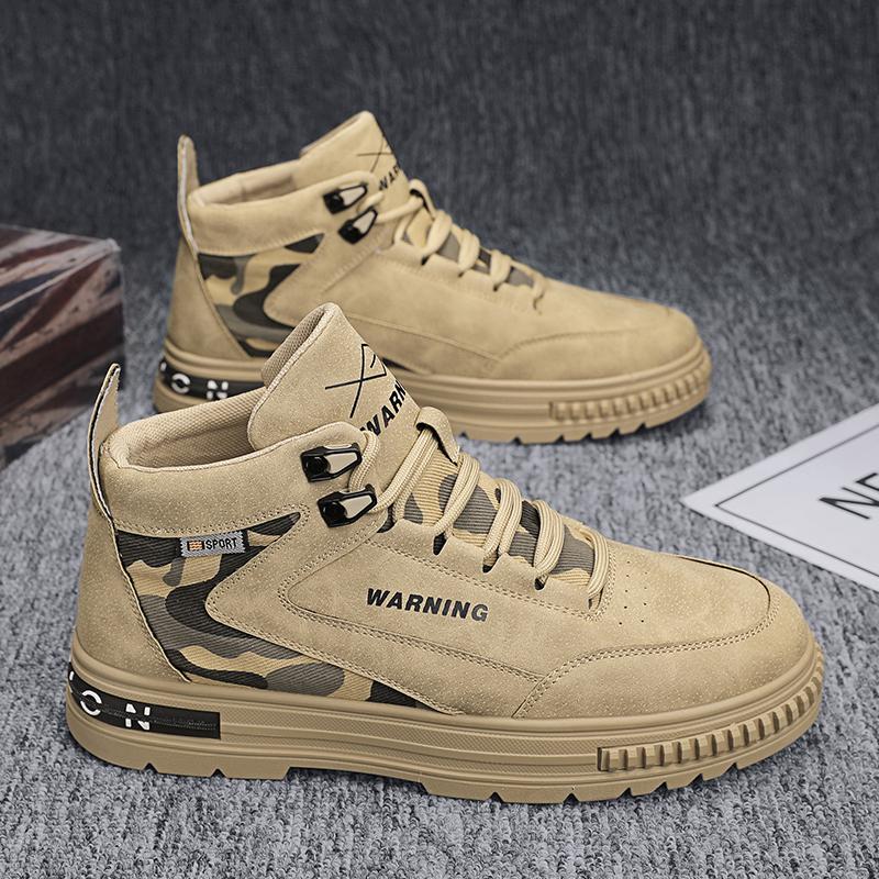 Martin boots autumn high-top retro combat training boots outdoor mountaineering desert labor insurance