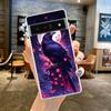 Черный Ворон Чехол для Телефона для Google Pixel 9 8 7 6 5 4 4XL Мягкий ТПУ 7A 6A 5A 4A 3A Pro XL 5G Прозрачный Корпус Fundas Capas