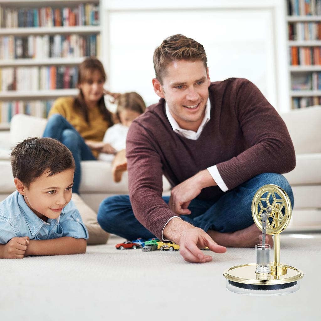 Low Temperature Stirling Engine Assembled Educational Steam Heat Model for Classroom Teaching