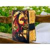 400 Pages - Dragon Grimoire Leather Journal Notebook Journal for Women - Fat Journal Handmade Deckle Paper Notebook Journal for Gift